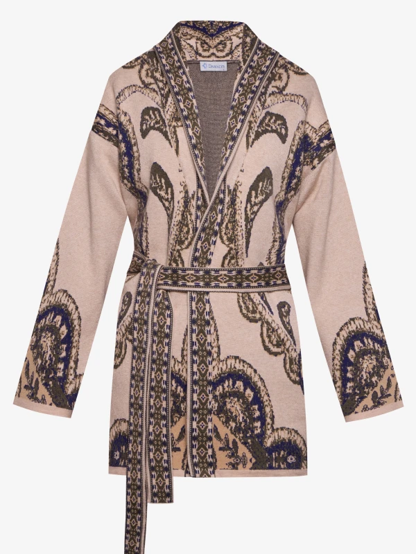 Alvino Cardigan Paisley Khaki