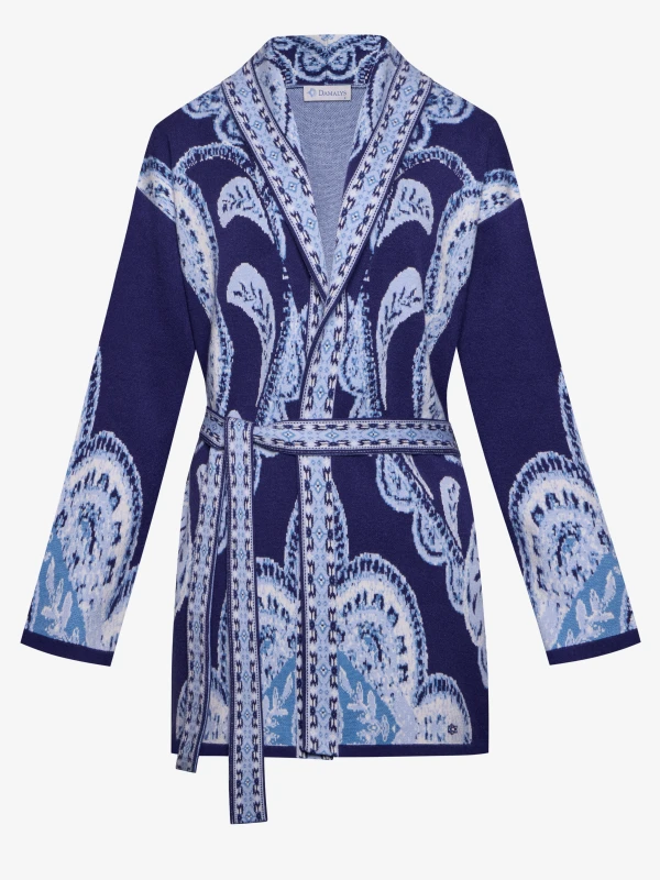 Alvino Cardigan Paisley Laviblue