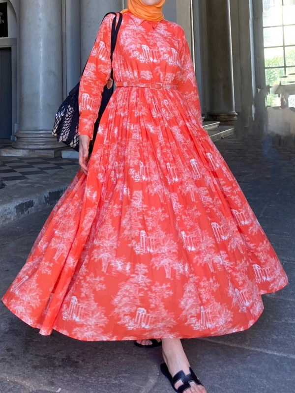 Olina Dress Coral