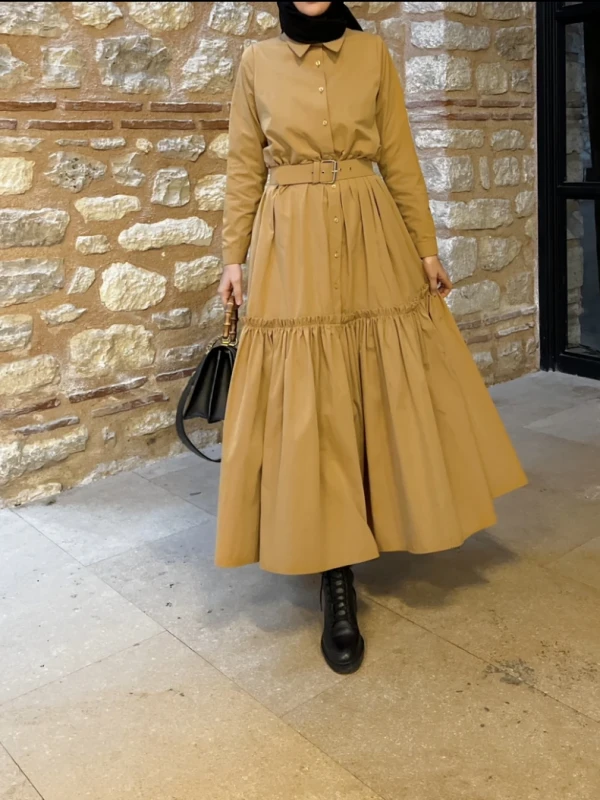 Cruz Dress Beige