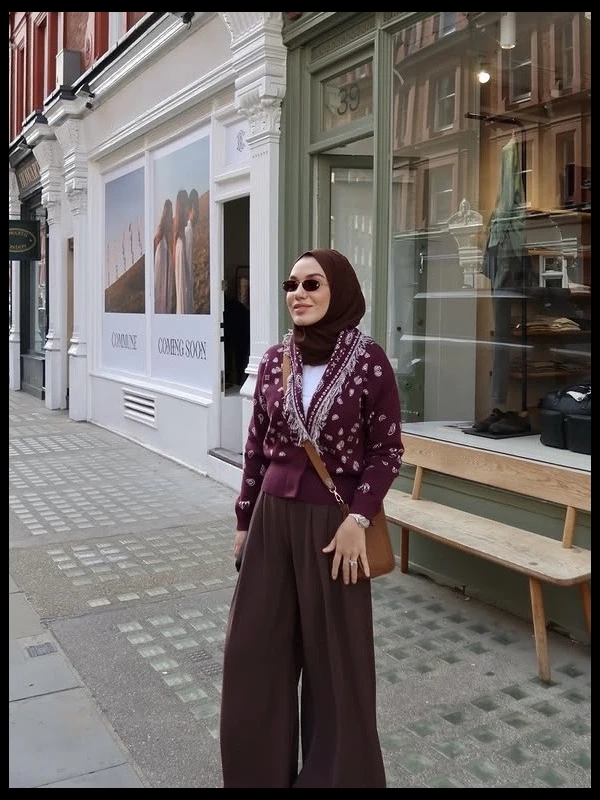Pera Hırka Bordo
